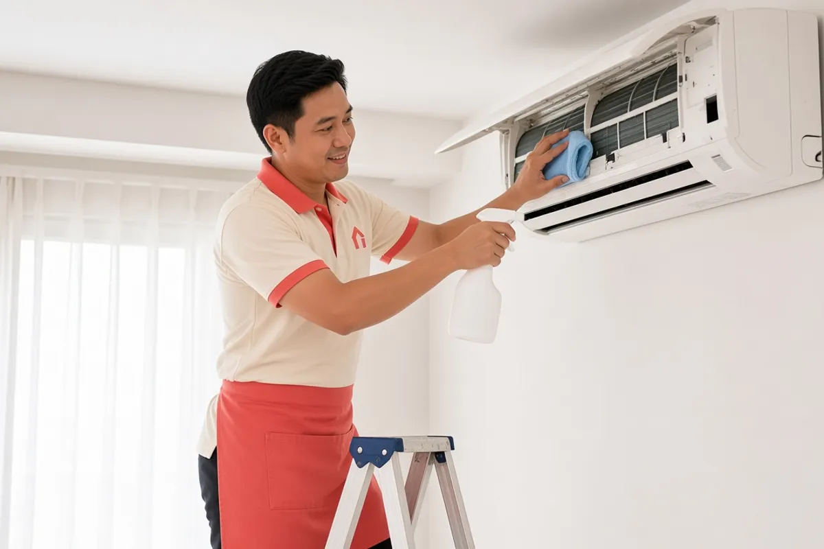 Aircon Cleaning in Pattaya by Siam Shine