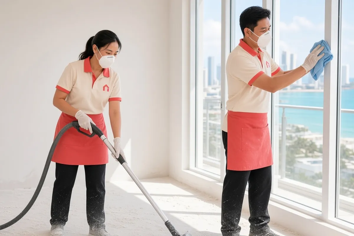 Post-Construction Cleaning in Pattaya by Siam Shine